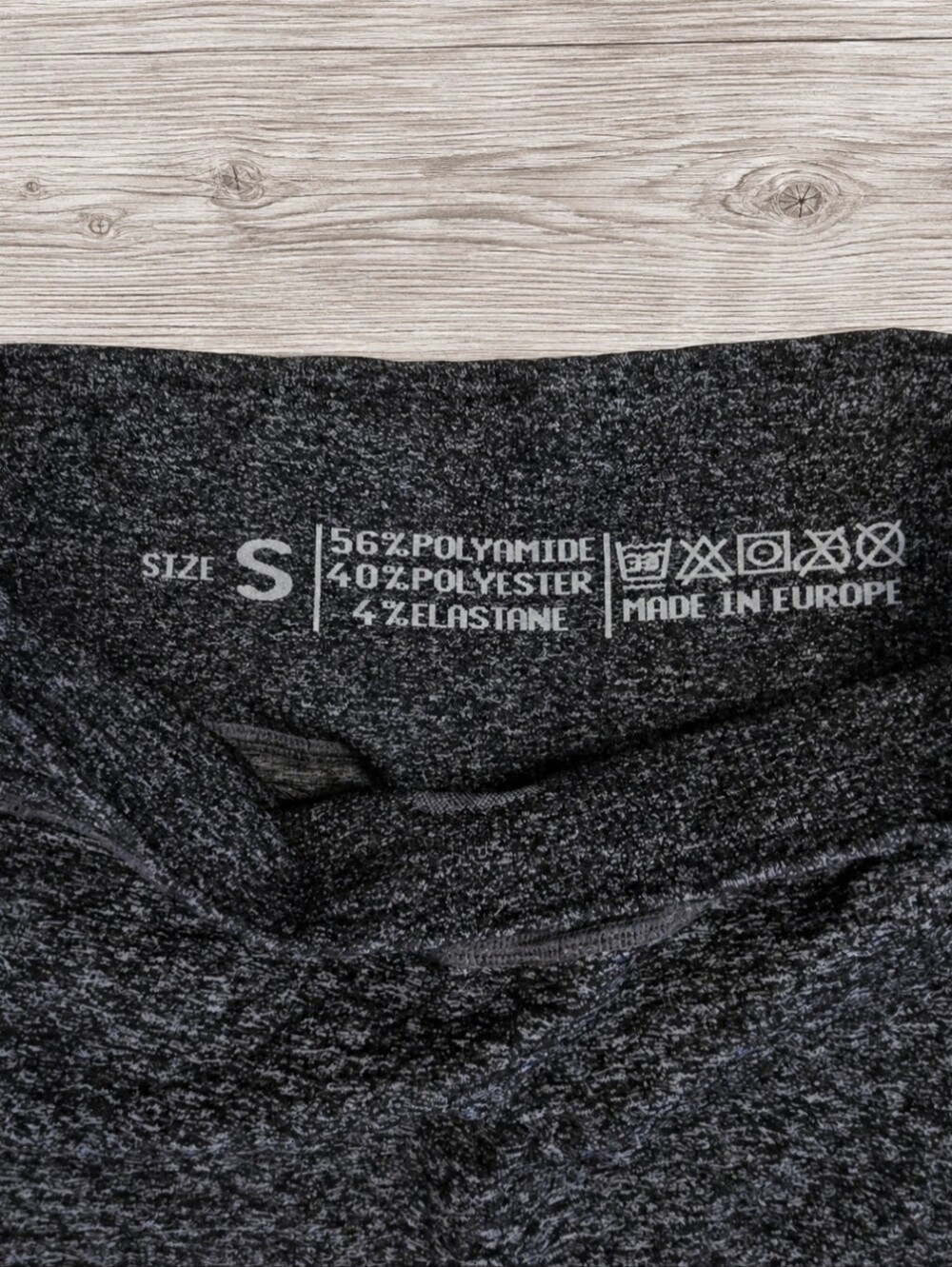 Prozis High Waisted Scrunch Butt Seamless Leggings Black Gray Gym Size Small - Picture 5 of 5